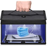 Caja de esterilizador de luz UV grande – 2020 Nueva bolsa de desinfectante portátil ultravioleta UVC – Carga USB 260…